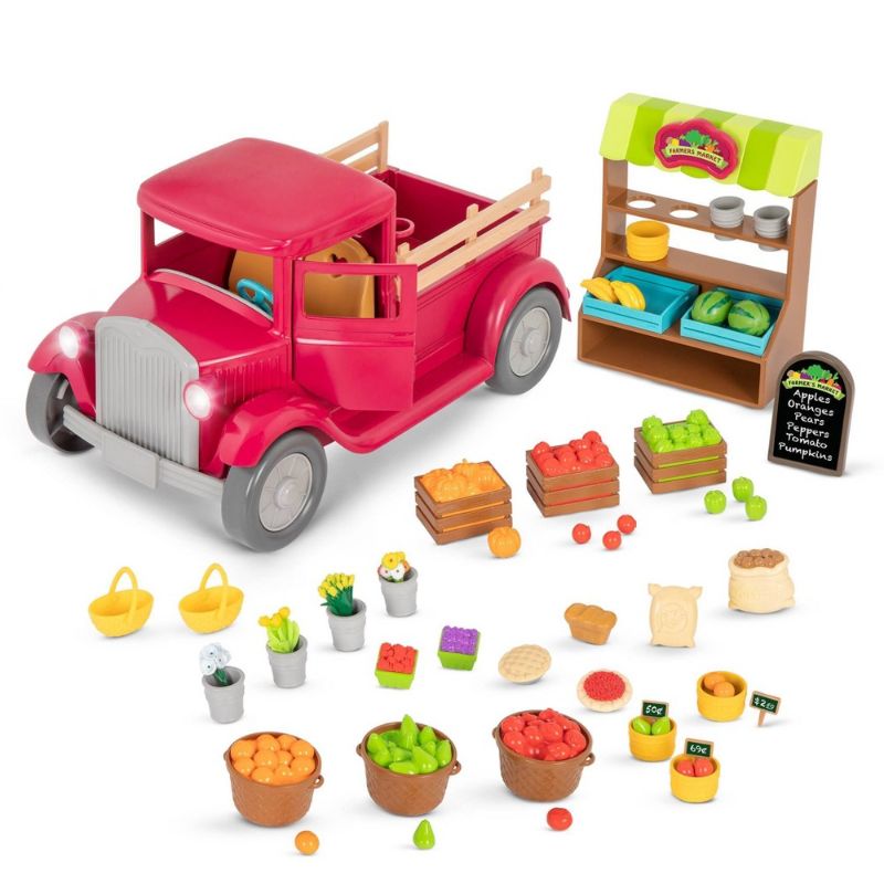 Photo 1 of Li'l Woodzeez Farmer's Market Truck Playset
