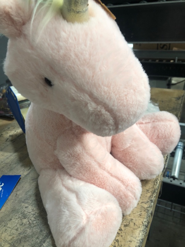 Photo 2 of Animal Adventure Eunice Unicorn Pink Stuffed Animal
