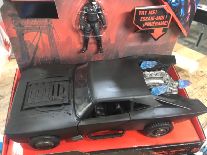 Photo 2 of DC Comics Batmobile with 4" Batman Figure

