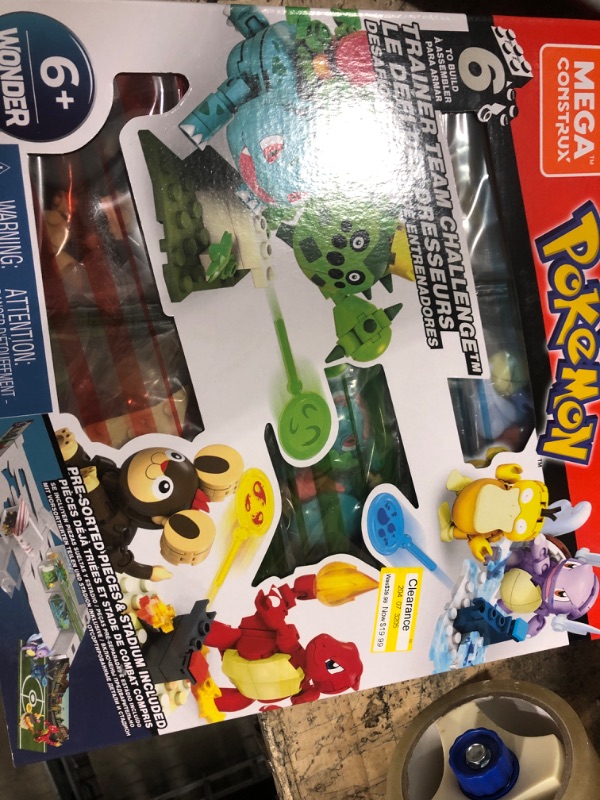 Photo 2 of Mega Construx Pokémon Trainer Team Challenge Construction Set

