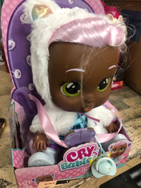 Photo 1 of Cry Babies Dressy Pearly 12" Baby Doll - Pink Hair

