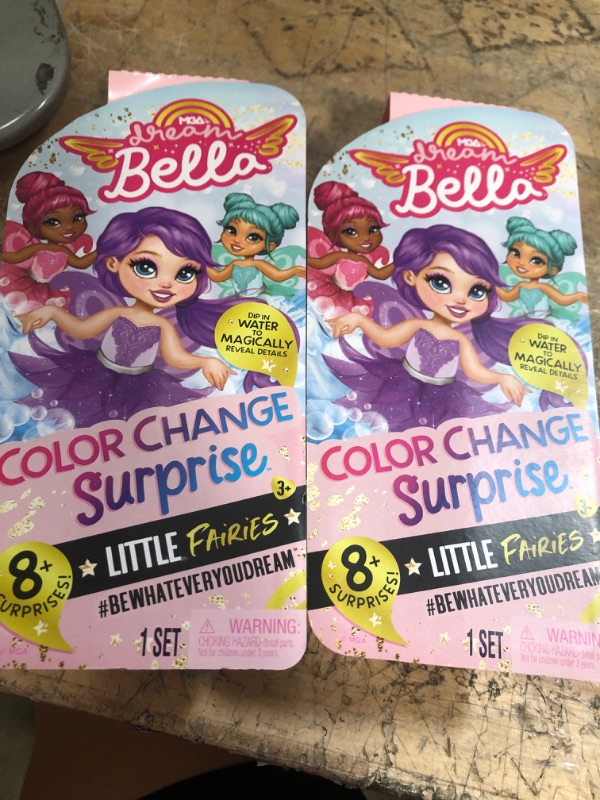 Photo 2 of 2 pack - Dream Bella Color Change Surprise Little Fairies Aubrey Doll

