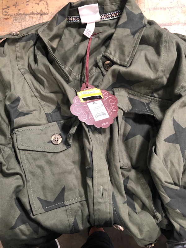 Photo 1 of SIZE:XXL - Women's Utility Jacket - Knox Rose™ Olive Green Star

