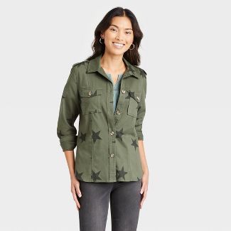 Photo 1 of SIZE:XXL - Women's Utility Jacket - Knox Rose™ Olive Green Star

