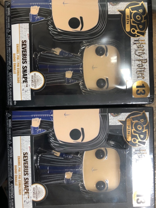 Photo 2 of 2 PACK - Harry Potter Severus Snape Funko Pop! Pin
