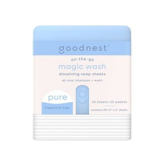 Photo 1 of 3 PACK- Goodnest Magic Wash Dissolving Soap Sheets - Pure Fragrance Free - 20ct

