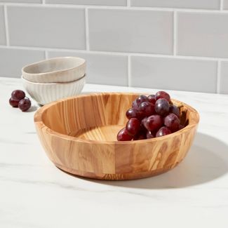 Photo 1 of 32oz Olivewood Serving Bowl - Threshold™

