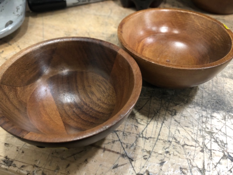 Photo 2 of 2 PACK- 5oz Wood Mini Serving Bowl - Threshold™

