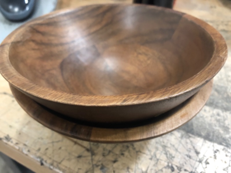 Photo 2 of 2 PACK - 23oz Wood Small Serving Bowl - Threshold™

