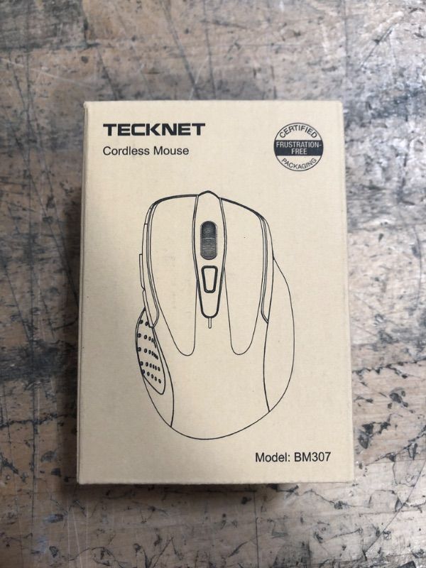 Photo 2 of TeckNet 2600DPI Bluetooth Wireless Mouse, 12 Months Battery Life with Battery Indicator, 2600/2000/1600/1200/800DPI
