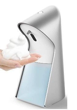 Photo 1 of Allegro 5-Level Volume Control Automatic Touchless Foaming Soap Dispenser 11oz Silver 