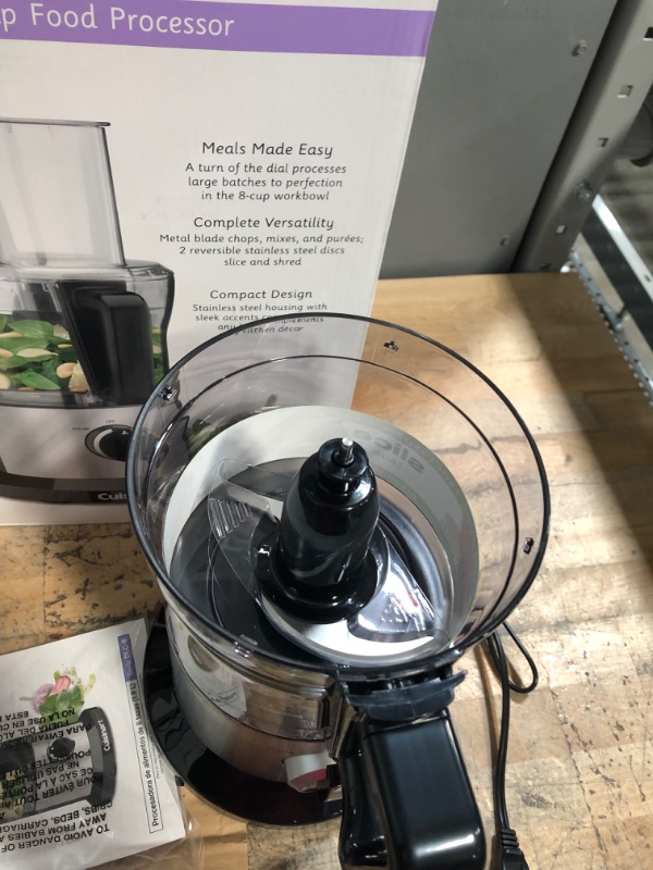 Photo 1 of Cuisinart 8 Cup Food Processor Silver 