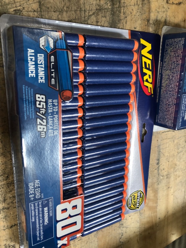 Photo 2 of Bundle of 2 
Nerf Official 30 Dart Elite Refill Pack, NERF Official 80 Dart Elite Refill Pack