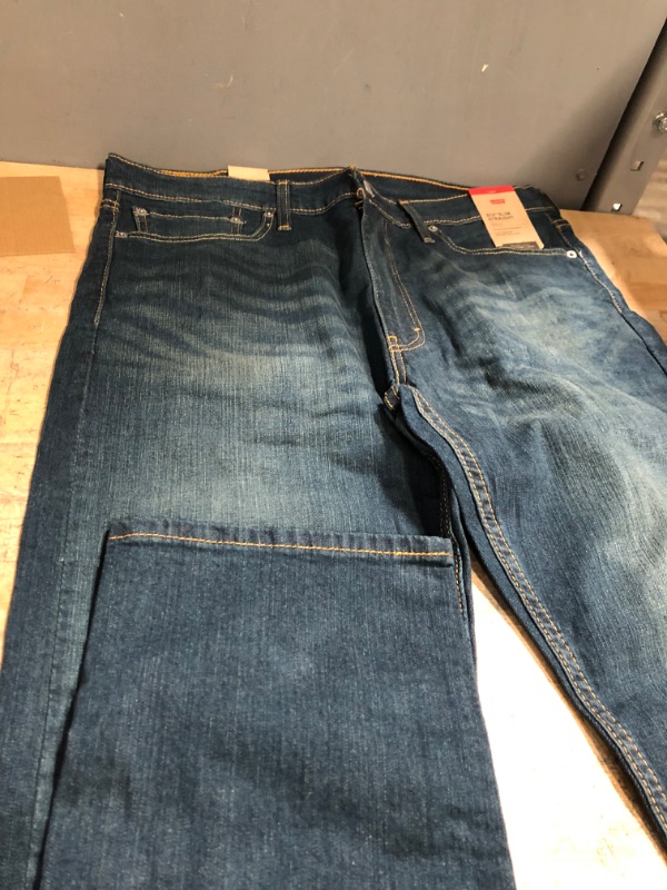 Photo 3 of Levi's Men's 513 Slim Straight Jean Cash Blue 36Wx34L 