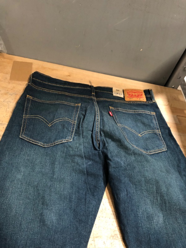 Photo 4 of Levi's Men's 513 Slim Straight Jean Cash Blue 36Wx34L 