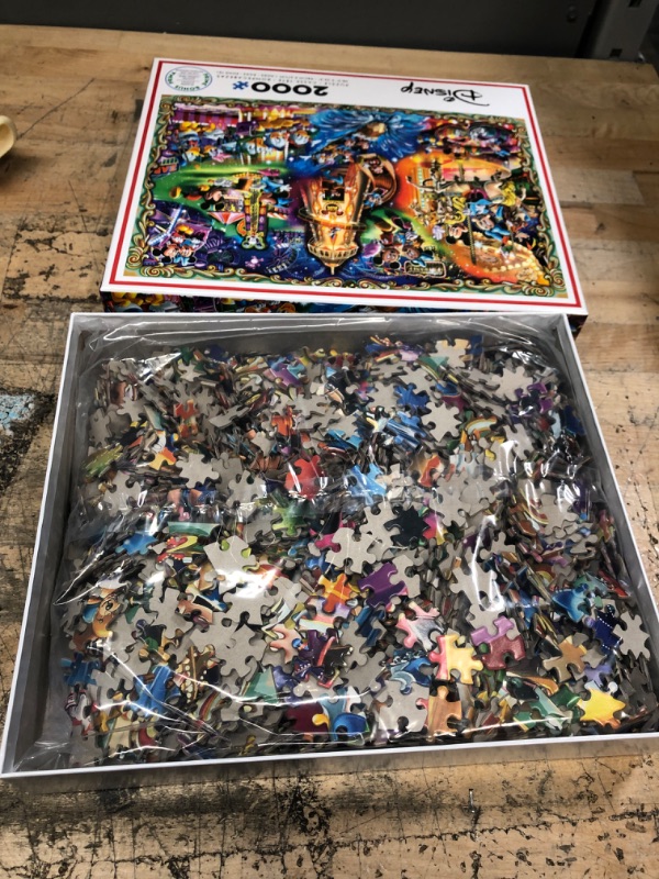 Photo 1 of Ceaco Disney Mickey Mouse & Friends Carnival Jigsaw Puzzle - 2000pc