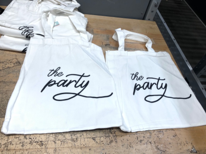 Photo 2 of Bundle of 5
Set of 2 The Party White Tote Bags 15''x14'' 