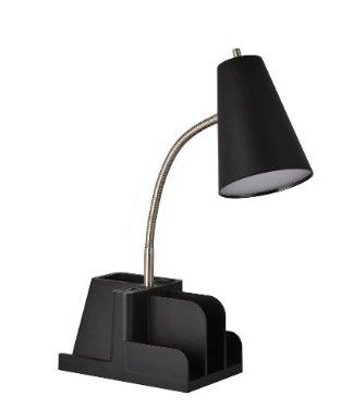 Photo 1 of LED Organizer Task Lamp - Room Essentials Black 