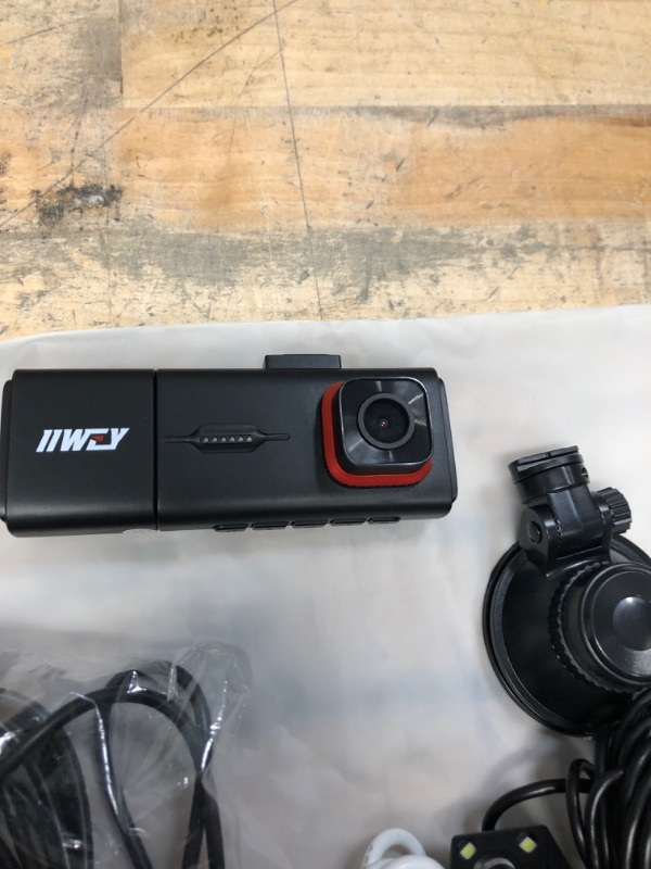 Photo 3 of 3 Channel Dash Cam, iiwey Full HD 1080P Front and Rear Inside Three Way Dash Camera