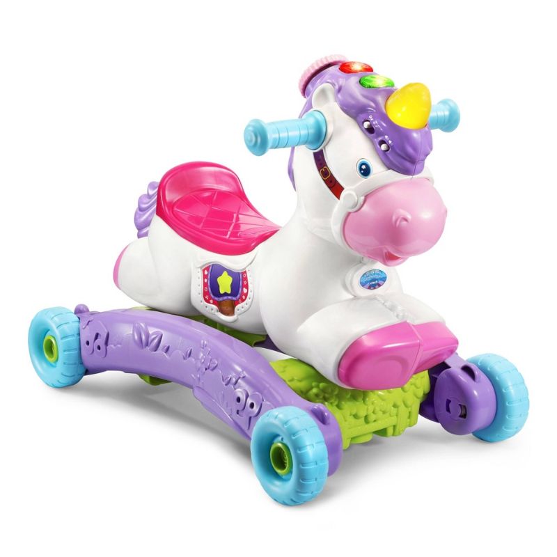 Photo 1 of VTech Prance and Rock Learning Unicorn Rocker to Rider Toy
