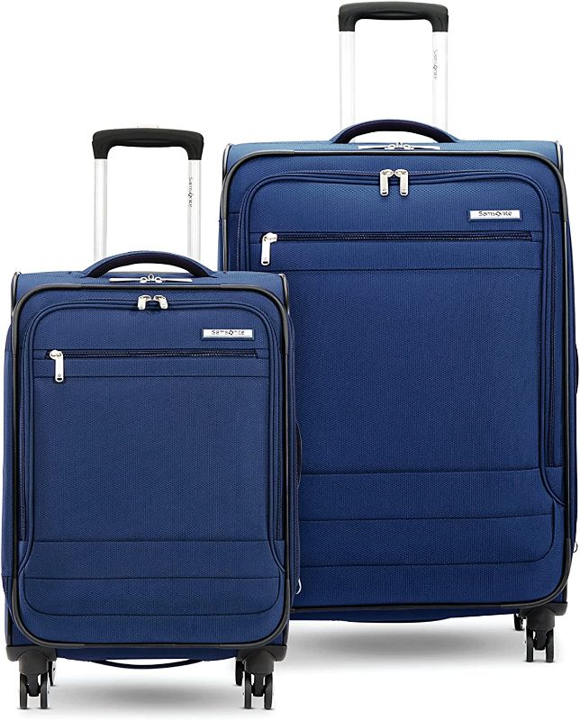 Photo 1 of ***INCOMPLETE ONLY 1*** Samsonite Aspire DLX Softside Expandable Luggage, Blue Depth, 2-Piece Set (20)
