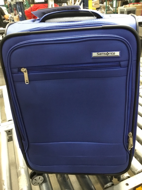 Photo 2 of ***INCOMPLETE ONLY 1*** Samsonite Aspire DLX Softside Expandable Luggage, Blue Depth, 2-Piece Set (20)
