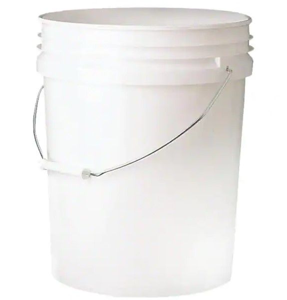 Photo 1 of 
Leaktite
5 gal. 70mil Food Safe Bucket White