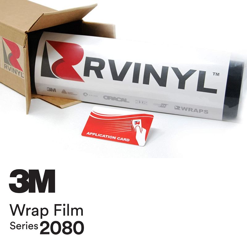 Photo 1 of 3M 2080 M10 Matte White 5ft x 20ft W/Application Card Vinyl Vehicle Car Wrap Film Sheet Roll
