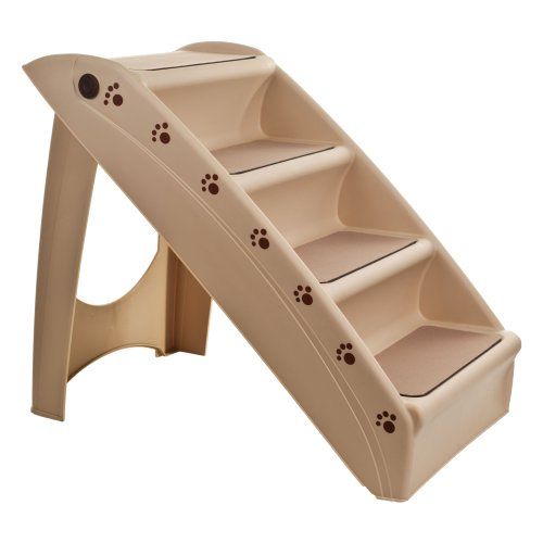 Photo 1 of PAW Foldable Pet Staircase, Beig/Green
