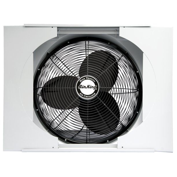 Photo 1 of ***READ COMMENTS***
Air King 20 Inch Blades Whole House 120V 3 Speed Window Fan, Gray 9166
