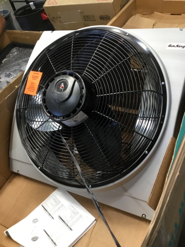 Photo 3 of ***READ COMMENTS***
Air King 20 Inch Blades Whole House 120V 3 Speed Window Fan, Gray 9166
