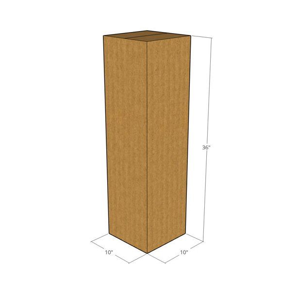 Photo 1 of 25 - 10x10x36 - 32 ECT New Corrugated Boxes
