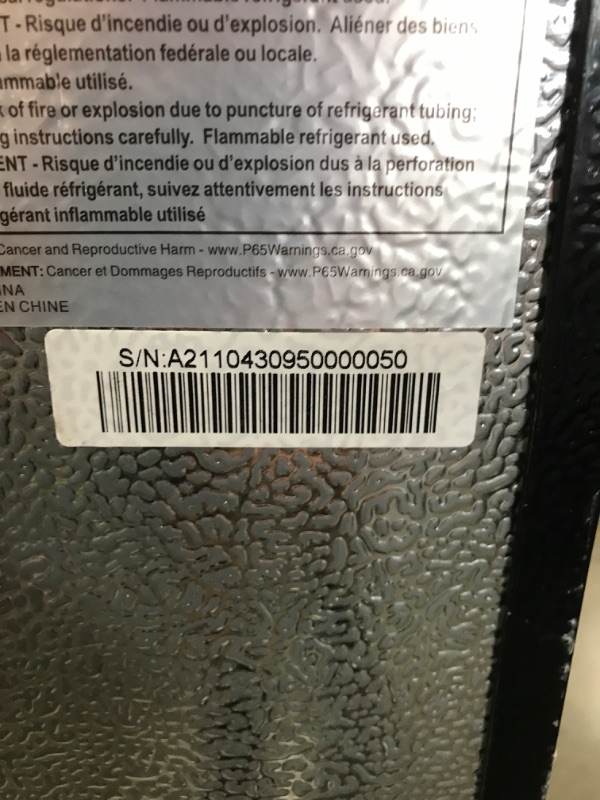 Photo 4 of **DAMAGED** Frigidaire, 4.5 Cu Ft2 Door Compact Fridge-Chrome Trim, EFR451, Platinum
