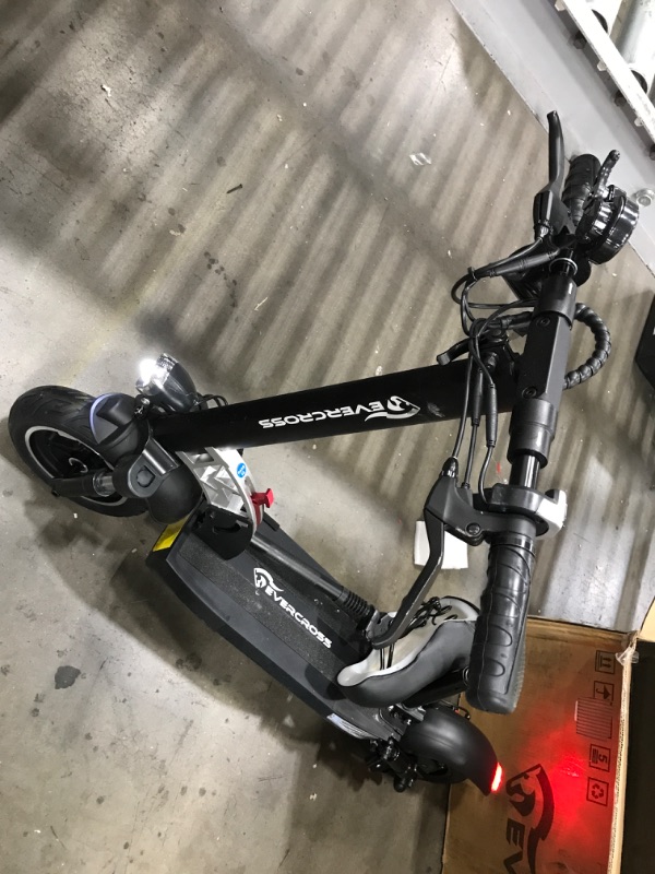 Photo 5 of ***ERROR MESSAGE RECEIVING TIMED OUT** DOESNT THROTTLE*** EVERCROSS Electric Scooter, Electric Scooter for Adults with 800W Motor, Up to 28MPH & 25 Miles, Scooter for Adults with Dual Braking System, Folding Electric Scooter Offroad with 10'' Solid Tires
