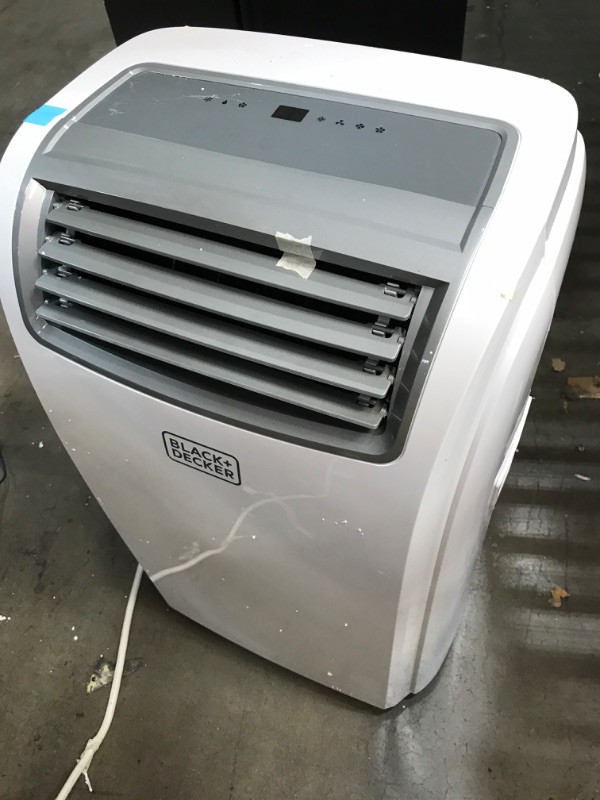 Photo 6 of **Doesnt Function* MISSING PARTS*BLACK+DECKER BPACT12WT Large Spaces Portable Air Conditioner, 12,000 BTU, White

