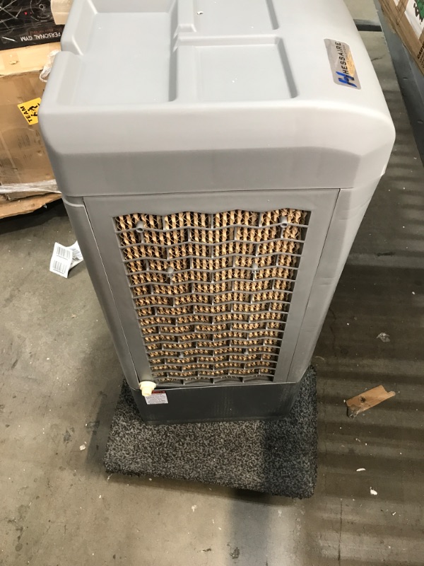 Photo 3 of **MINOR DAMAGE** Hessaire 2,200 CFM 2-Speed Portable Evaporative Cooler, Gray