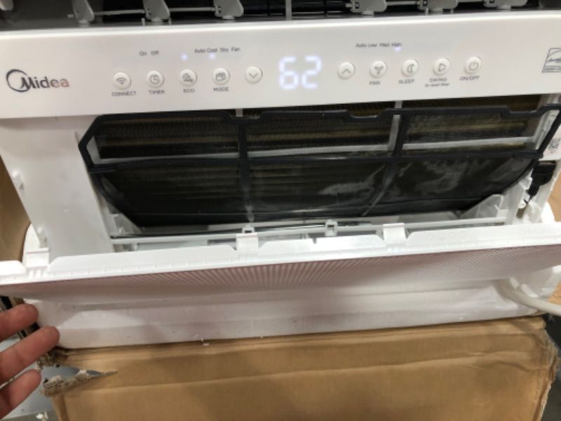 Photo 3 of PARTS ONLY
Midea U Inverter Window Air Conditioner 12,000btu, U-Shaped AC with Open Window Flexibility, Robust Installation,Extreme Quiet, 35% Energy Saving, SMA COMPRESSOR COMES ON BUT TURNS NOFF AGAIN IMMEDIATELY