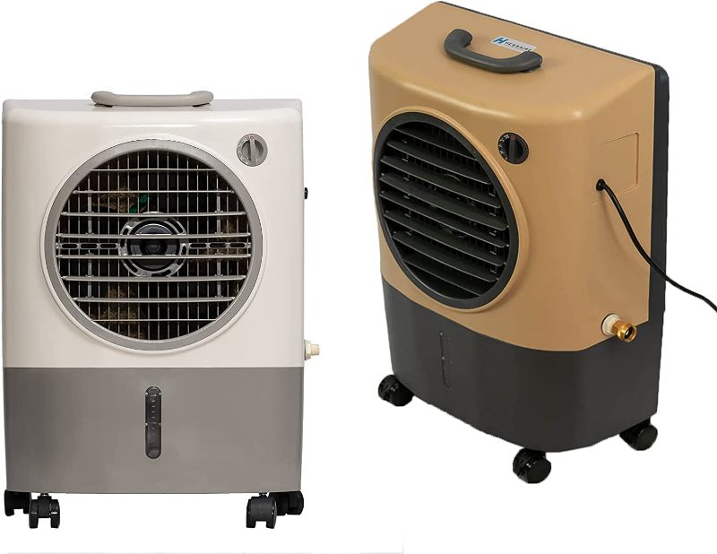 Photo 1 of **MINOR DAMAGE** HESSAIRE MC18M Portable Evaporative Cooler – Color May Vary, 1300 CFM, Cools 500 Square Feet , White
