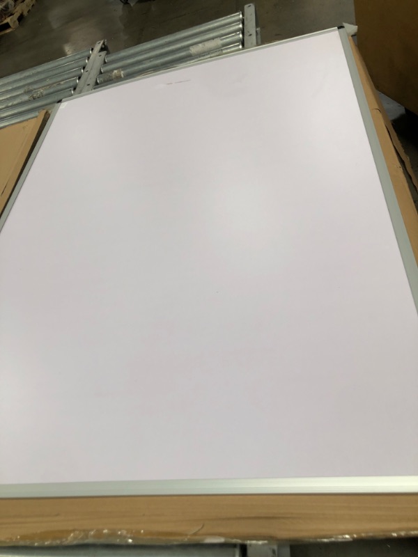 Photo 2 of VIZ-PRO Magnetic Whiteboard/Dry Erase Board, 48 X 36 Inches, Silver Aluminium Frame
