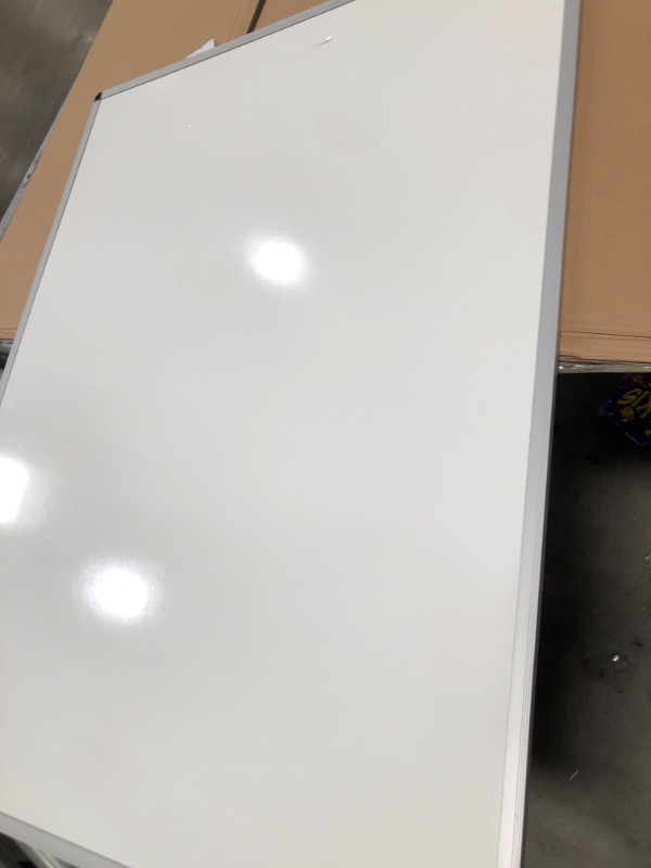 Photo 4 of VIZ-PRO Magnetic Whiteboard/Dry Erase Board, 48 X 36 Inches, Silver Aluminium Frame
