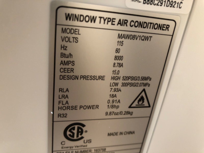 Photo 4 of Midea MAW12V1QWT Smart Window Air Conditioner - 
