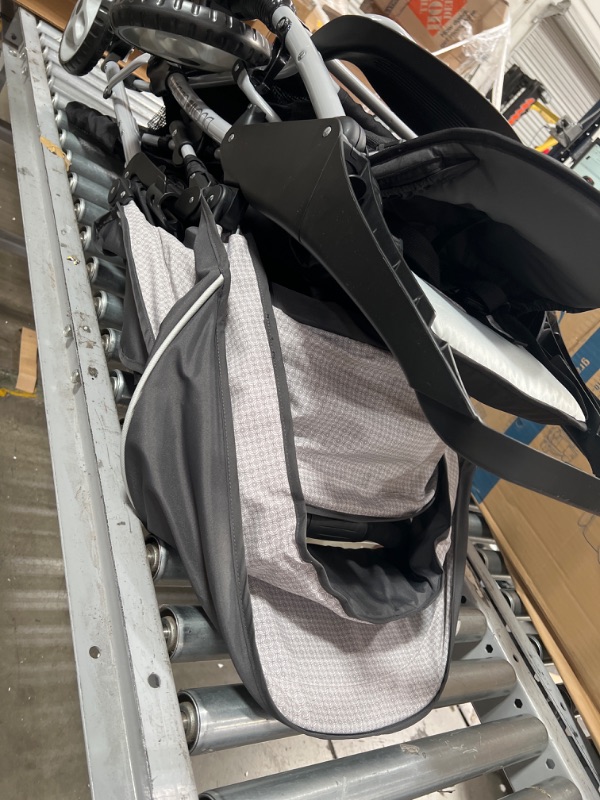 Photo 3 of Graco DuoGlider Double Stroller | Lightweight Double Stroller with Tandem Seating, Glacier
