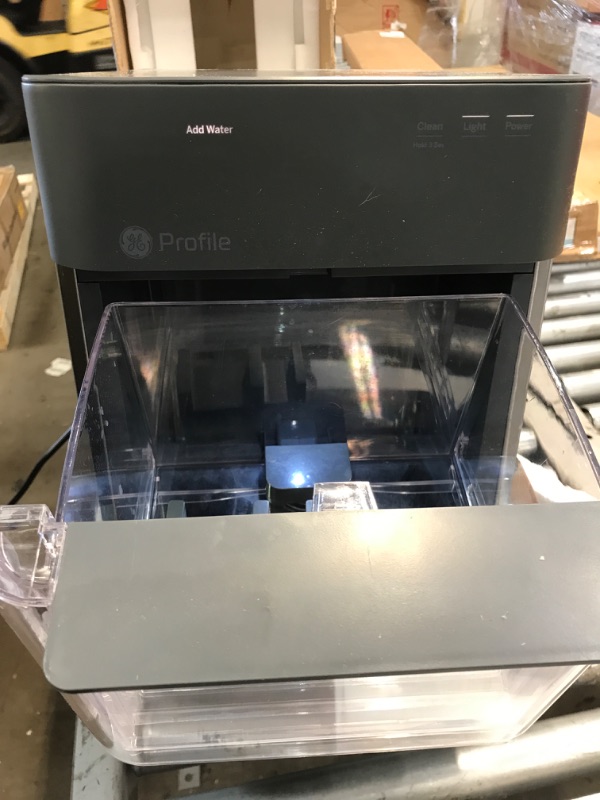 Photo 3 of GE Profile Opal 2.0 | Countertop Nugget Ice Maker with Side Tank | Ice Machine with WiFi Connectivity | Smart Home Kitchen Essentials | Stainless Steel
