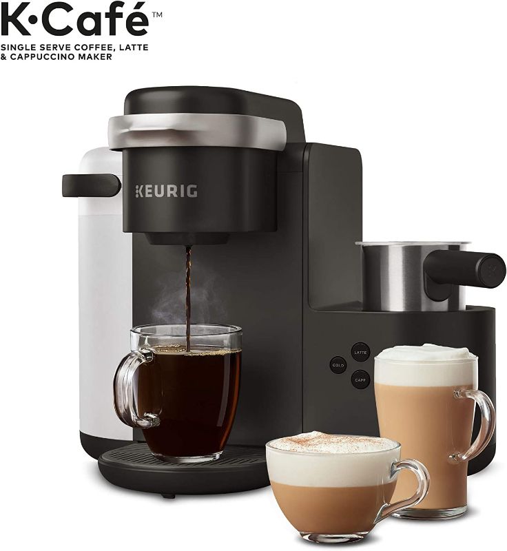 Photo 1 of Keurig K-Café Single Serve & Carafe Coffee Maker with Starbucks Medium Roast Variety Pack, 96ct K-Cup Pods
