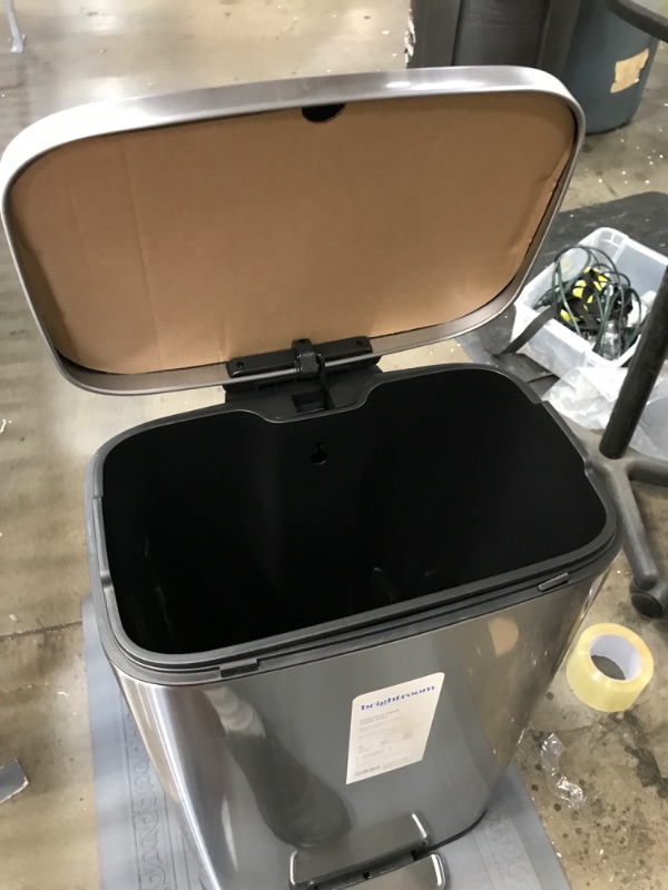 Photo 1 of 45L Rectangular Step Trash Can - Brightroom™
