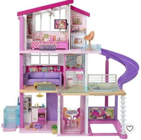 Photo 1 of Barbie Dreamhouse Dollhouse with Wheelchair Accessible Elevator

