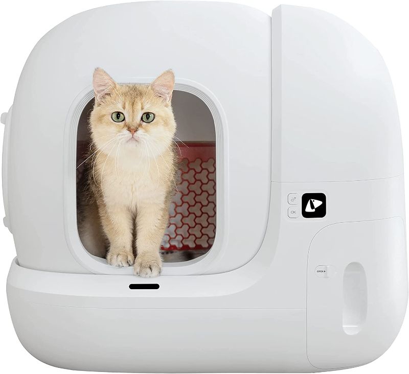 Photo 1 of ***INCOMPLETE*** PETKIT New Version Pura Max Self-Cleaning Cat Litter Box with Large Capacity fr Multiple Cats, xSecure/Odor Removal/APP Control Newest Automatic Cat Littler Box
