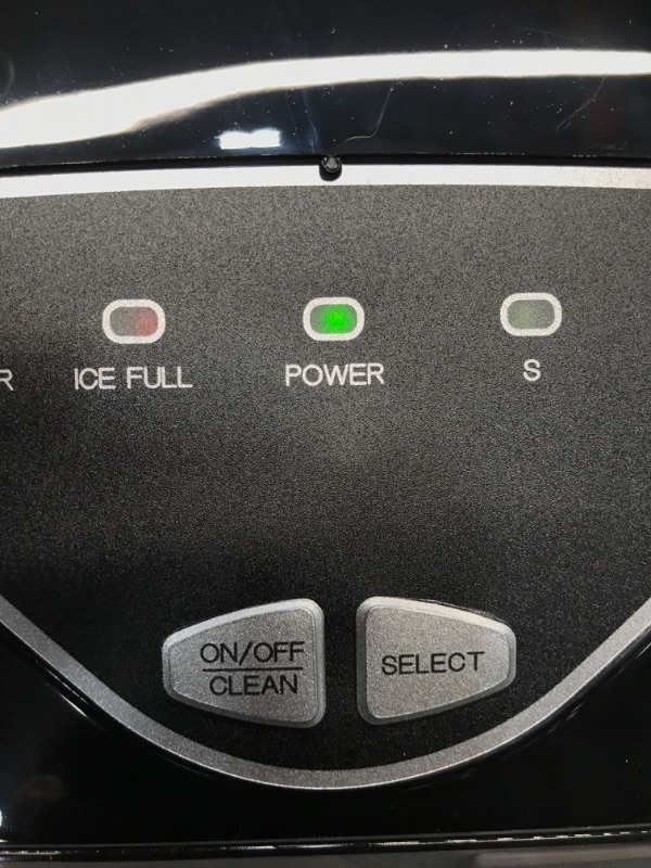 Photo 1 of Silonn Ice Makers Countertop, 9 Cubes Ready in 6 Mins, 26lbs in 24Hrs, Self-Cleaning Ice Machine with Ice Scoop and Basket, 2 Sizes of Bullet Ice for Home Kitchen Office Bar Party