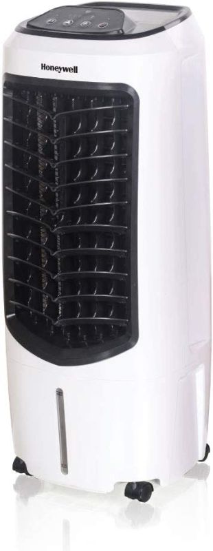 Photo 1 of 194 CFM Indoor Evaporative Air Cooler (Swamp Cooler) with Remote Control in White
