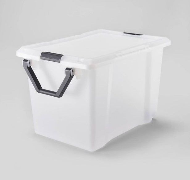 Photo 1 of 128qt Extra Large Wheeled Latching Storage Box - Brightroom (4-Pack)

